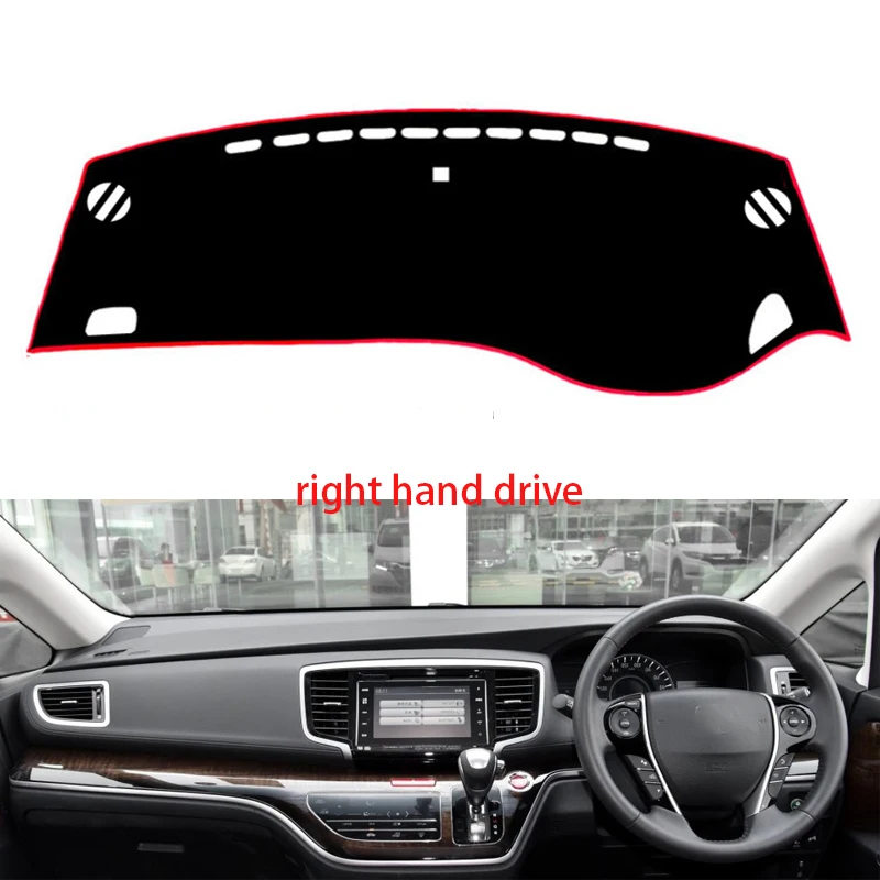 For Honda odyssey 2015 2016 2017 2018 Car Styling Dash Mat Dashmat Dashboard Sticker Cover Sun Shade Dash Board Cover Carpet