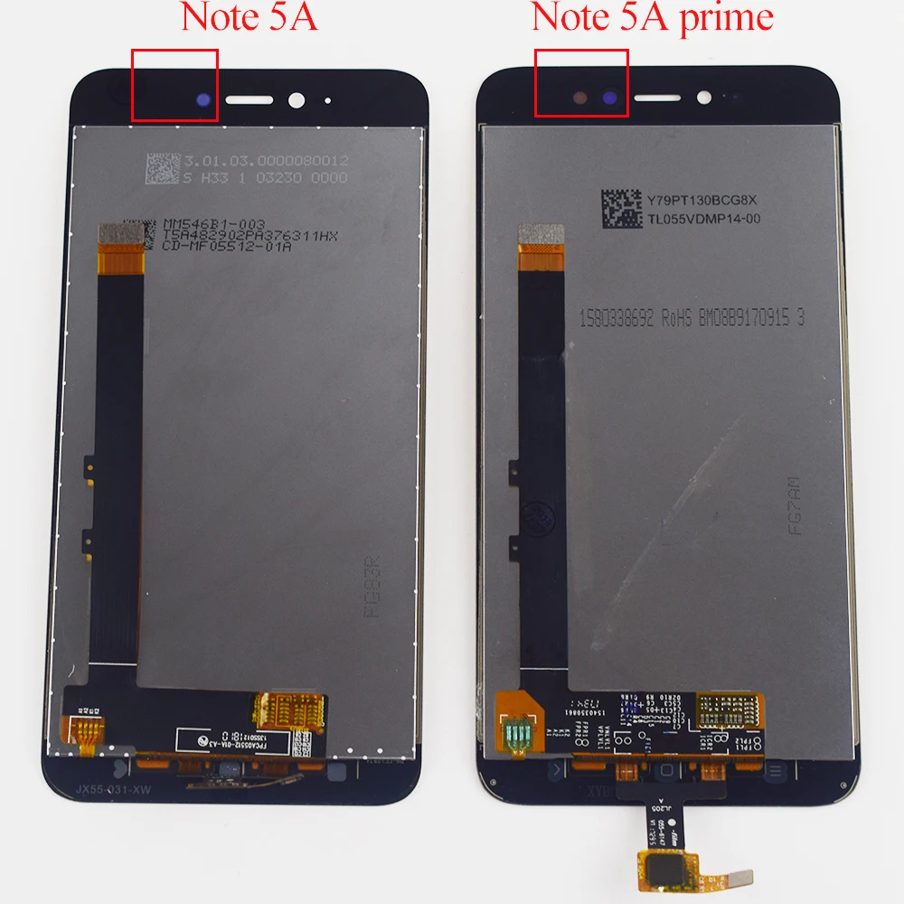 For Xiaomi Redmi Note 5A Prime MDG6S LCD Display Note 5A MDG6 Touch Screen 5.5 inch LCD Screen Y1 / Y1 Lite Digitizer Assembly