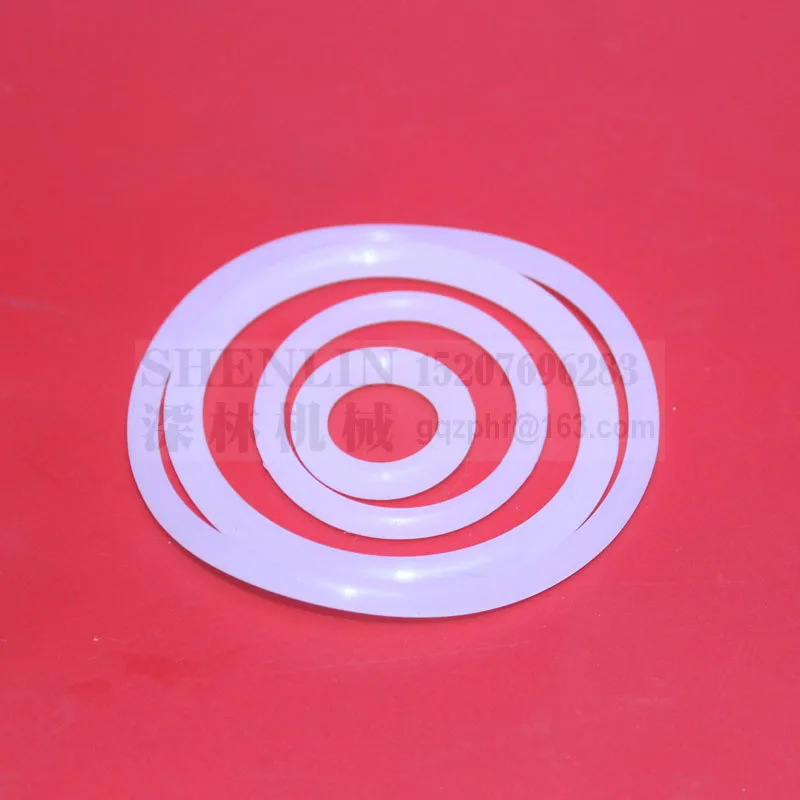 Silicone Oring of Piston Flat Gasket of Disk Connector Wihte Food grade Seal Ring SHENLIN Filling Machine Accessory kit