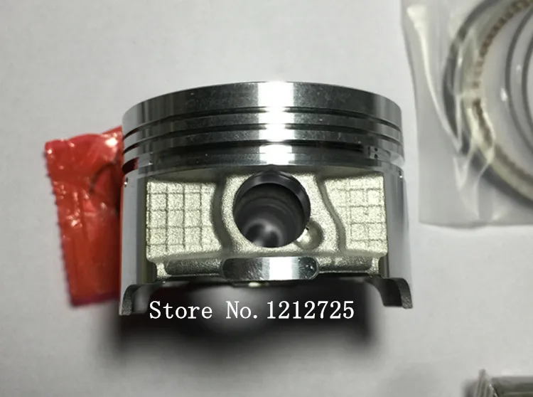 Motorcycle engine cylinder piston fittings CG125 CG 125 Piston ring Piston size +0.5(57mm) pin 13mm