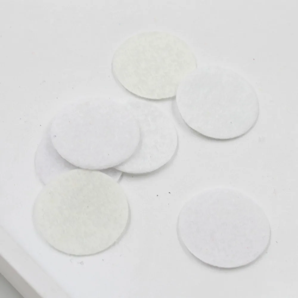 Thick white felt pad for fabric flower felt pads 2.5cm 3cm 4cm 5cm 6cm 8cm 1000pcs/lot