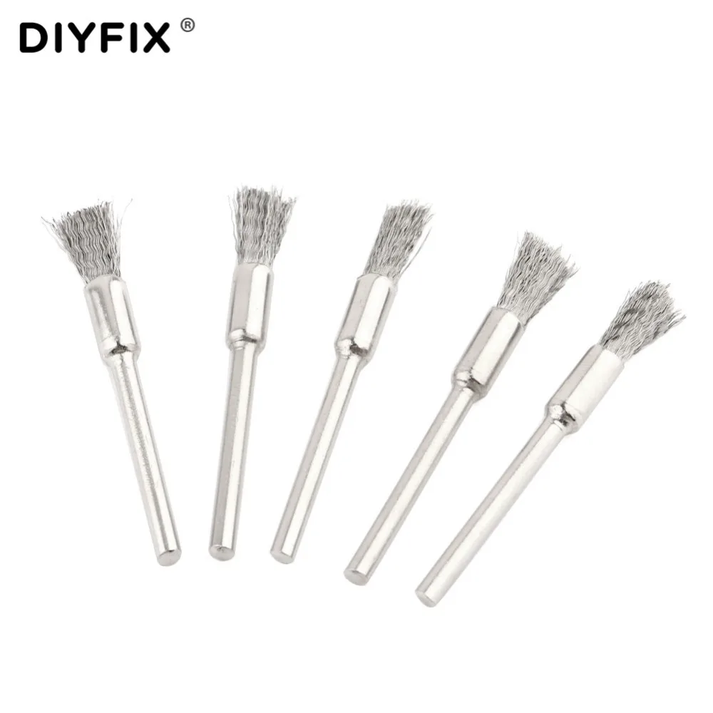 

DIYFIX 5 шт. щетка RDA для чистки катушек, Электронная щетка для сигарет, нагревательные катушки, чистящая щетка, DIY Инструменты для RBA RDTA RTA