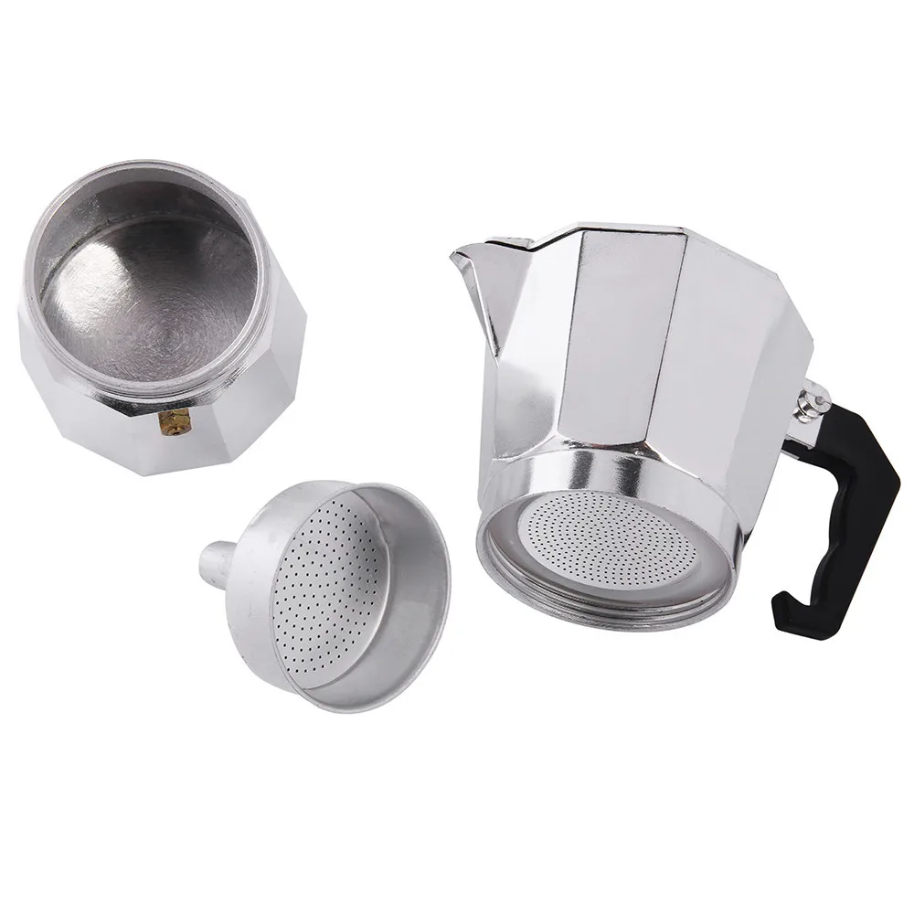 HOODAKANG-Stovetop Moka Coffee Maker, Italian Espresso, Expresso Percolator, Cafe Coffee Pot, 1, 2, 3, 6, 9, 12, 14Cup