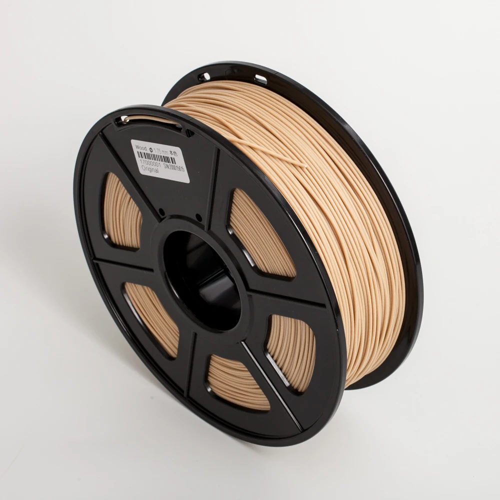 10 pcs 1.75mm Wooden PLA filament for 3D printing with 0.02mm tolerance and no bubble