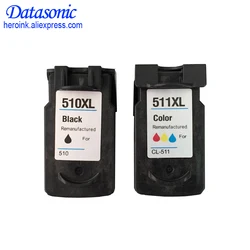 2Pcs PG510 CL511 Ink Cartridge for Canon PG 510 CL 511 for Pixma MP240 MP250 MP260 MP270 MP280 MP480 MP490 IP2700 printers