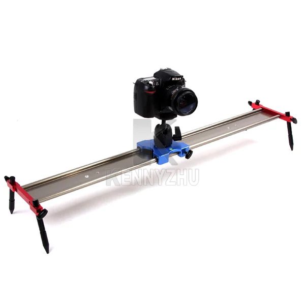 Deslizador de cámara profesional Ultra silencioso, 120cm, 1,2 m, para videocámara DSLR Rig
