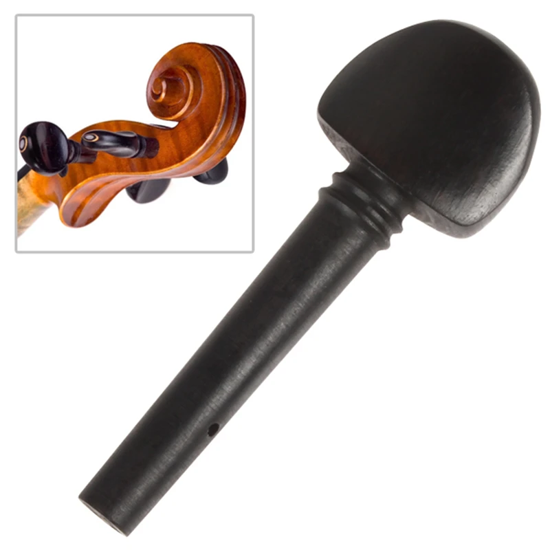 Astonvilla 114mm Portable Practical Easy performance Ebony Wood Professional Cello Tuning Pegs Violoncello Accessories