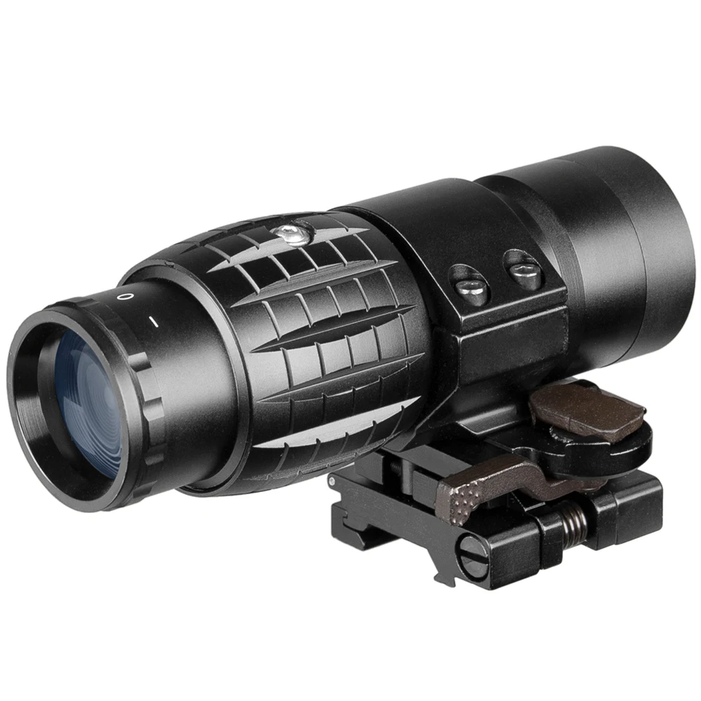 Imagem -05 - Fire Wolf-tactical Optic Sight Hunting Riflescope 3x Lupa Scope Vistas com Ajuste para 20 mm Rifle Gun Rail