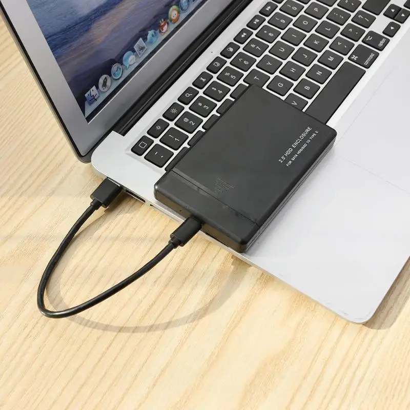 Boîtier pour disque dur externe HDD 2.5 pouces, usb 3.1, Type C vers sata 3.0, SSD, accessoires d'ordinateur