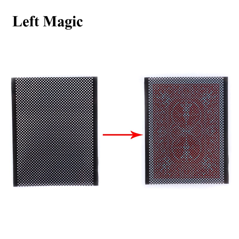 Wow 2.0 (Face Down Version ) magic trick Card Sleeve with Card Back Design Magic props  Change Gimmick Mentalism 81007