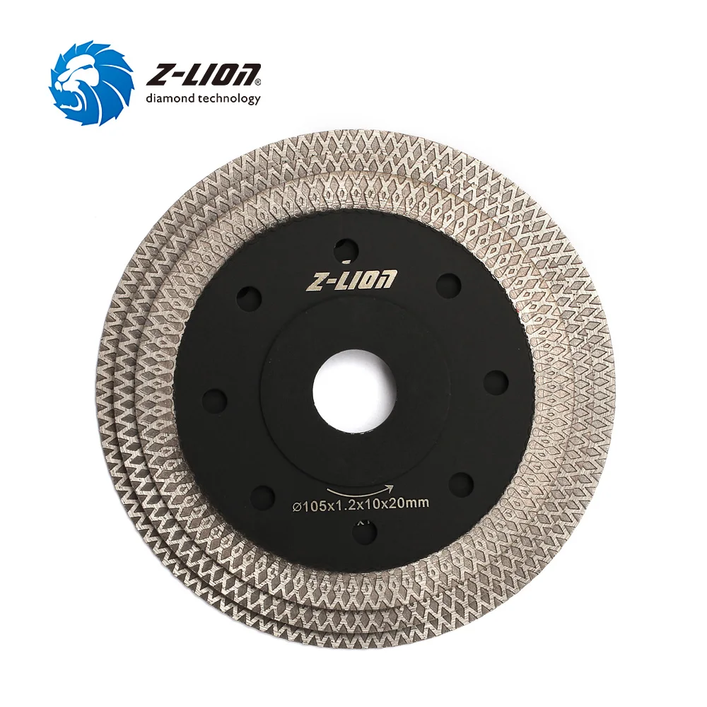 Z-LION 105/115/125MM Diamond Saw Blade For Tile Ceramic Granite Marble Wave Style Diamond Cutting Disc Aggressive Circular Saw