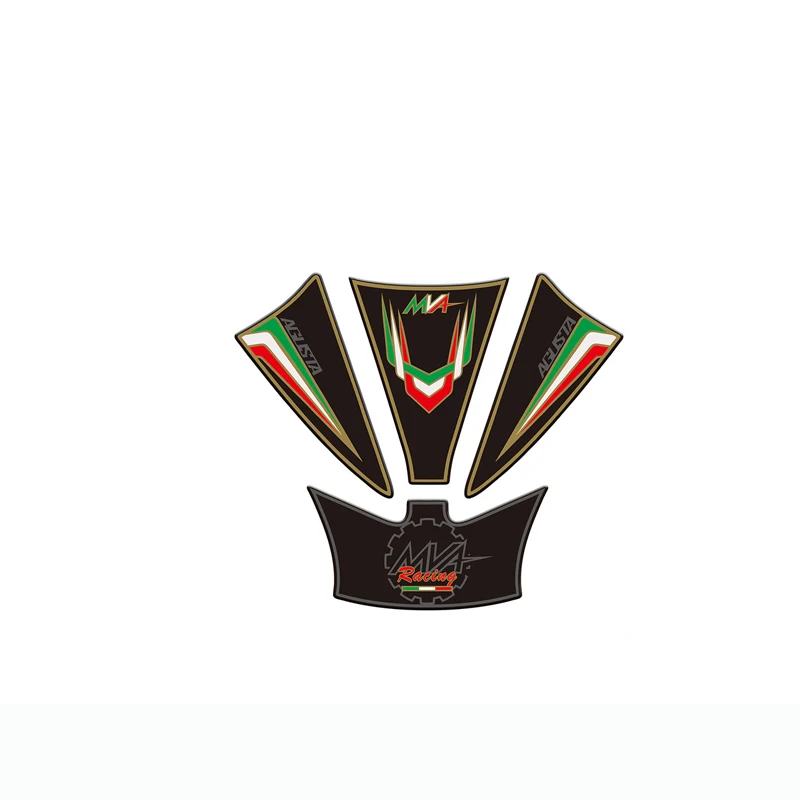 Motorcycle Tank Pad Protector Sticker Fish Bone Sticker For MV Agusta F3 800 2013 - 2016 2014 2015