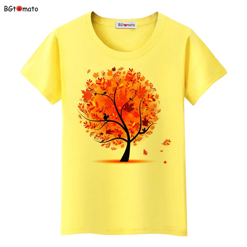 Beautiful Maple 3D T shirt Women's Summer Clothing Good quality Brand Tops & Tees Original brand Women T-Shirts