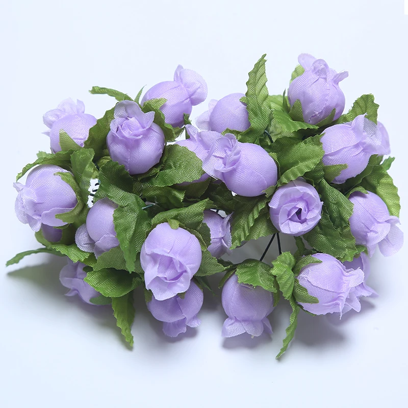 36/72/PCs Mini Künstliche Blumen Seide Rose Blumenstrauß Für Hochzeit Party Dekoration DIY Kranz Sammelalbum Zubehör – Detail 27