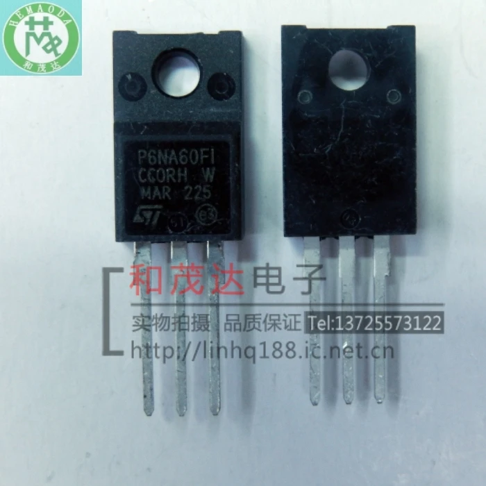 

Original New 5PCS/ STP6NA60FI P6NA60FI 600V TO-220F TO220F