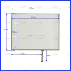 ZhiYuSun on BF097XN-SA03 display 9.7inch touchsensor 207mm*158mm TouchScreen 4 wire resistive USB touch panel 207*158 NEW