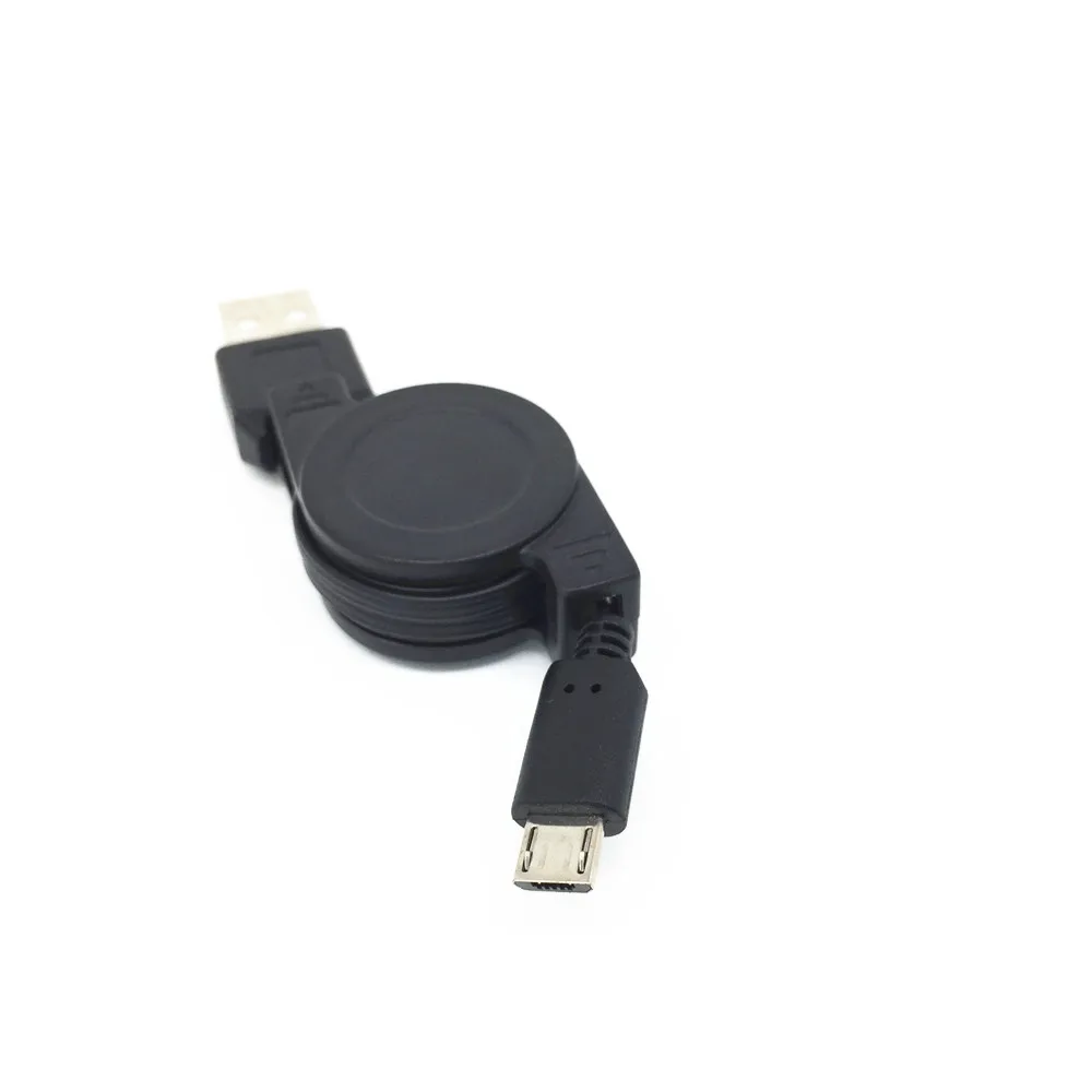 Retractable Micro USB Data Sync Charger Cable for Htc Evo Shift 4G 3D Dragon G5 Desire Z C Incredible G11 Explorer(A310E) Evo 4G