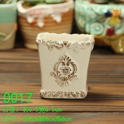 Hand made flower pot  succulents  flowerpot  Retro ceramic vase pottery vases floor pot