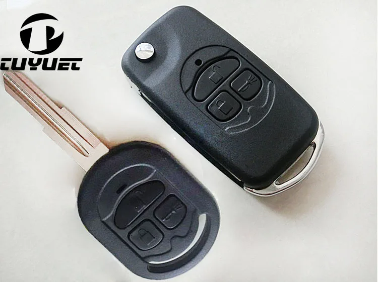 

BLANKS CAR KEY CASE FIX FOR BUICK OLD EXCELLE HRV MODIFIED FOLDING FLIP REMOTE KEY SHELL