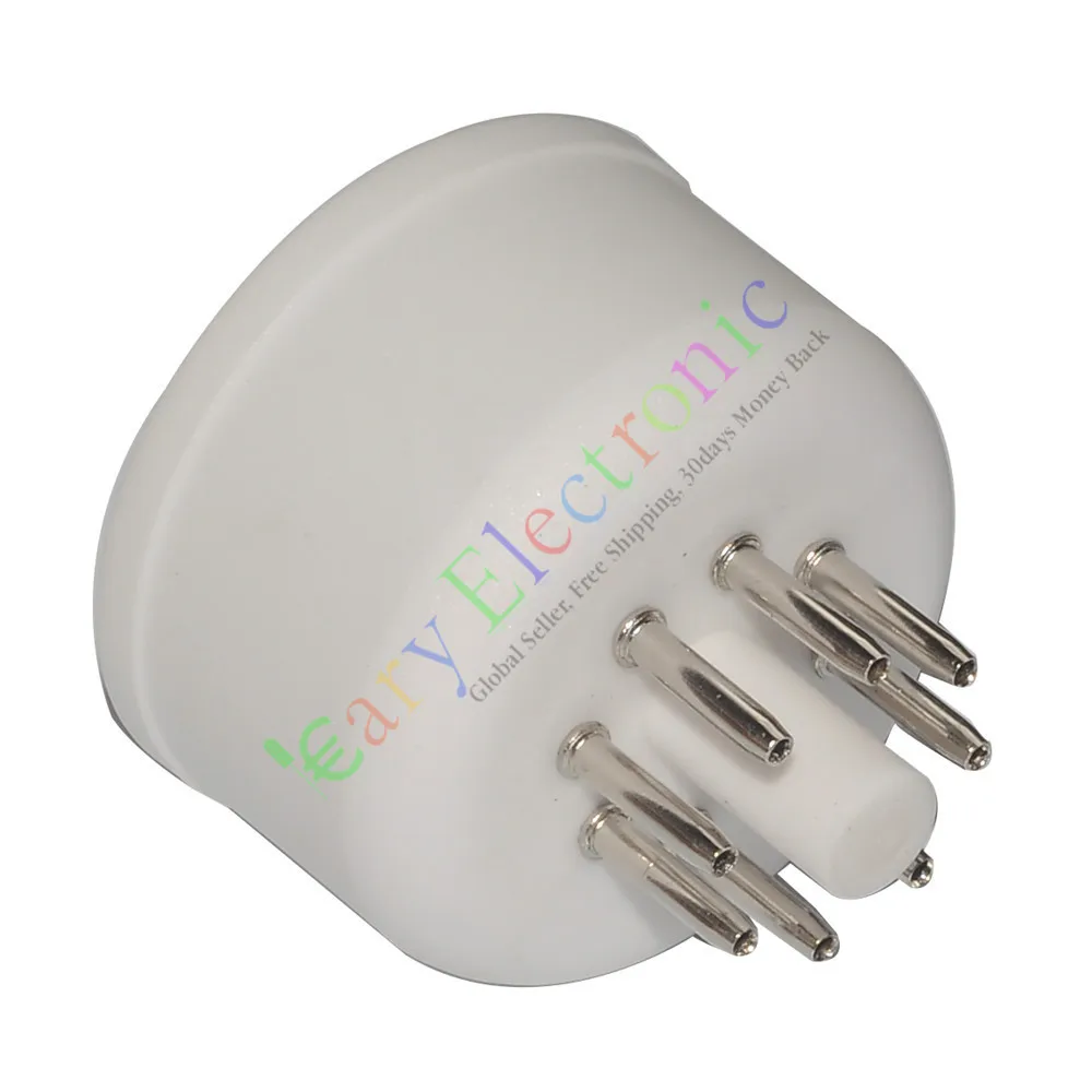 Оптовая и розничная продажа, 20 шт., 8 контактов, серебряные, медные, бакелитовые розетки для трубок, основание клапана для аудиоусилителей KT88, сделай сам, бесплатная доставка