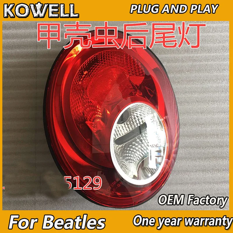 KOWELL Car Styling for VW Beatles 2006-2012 taillight VW Beatles Rear Lamp