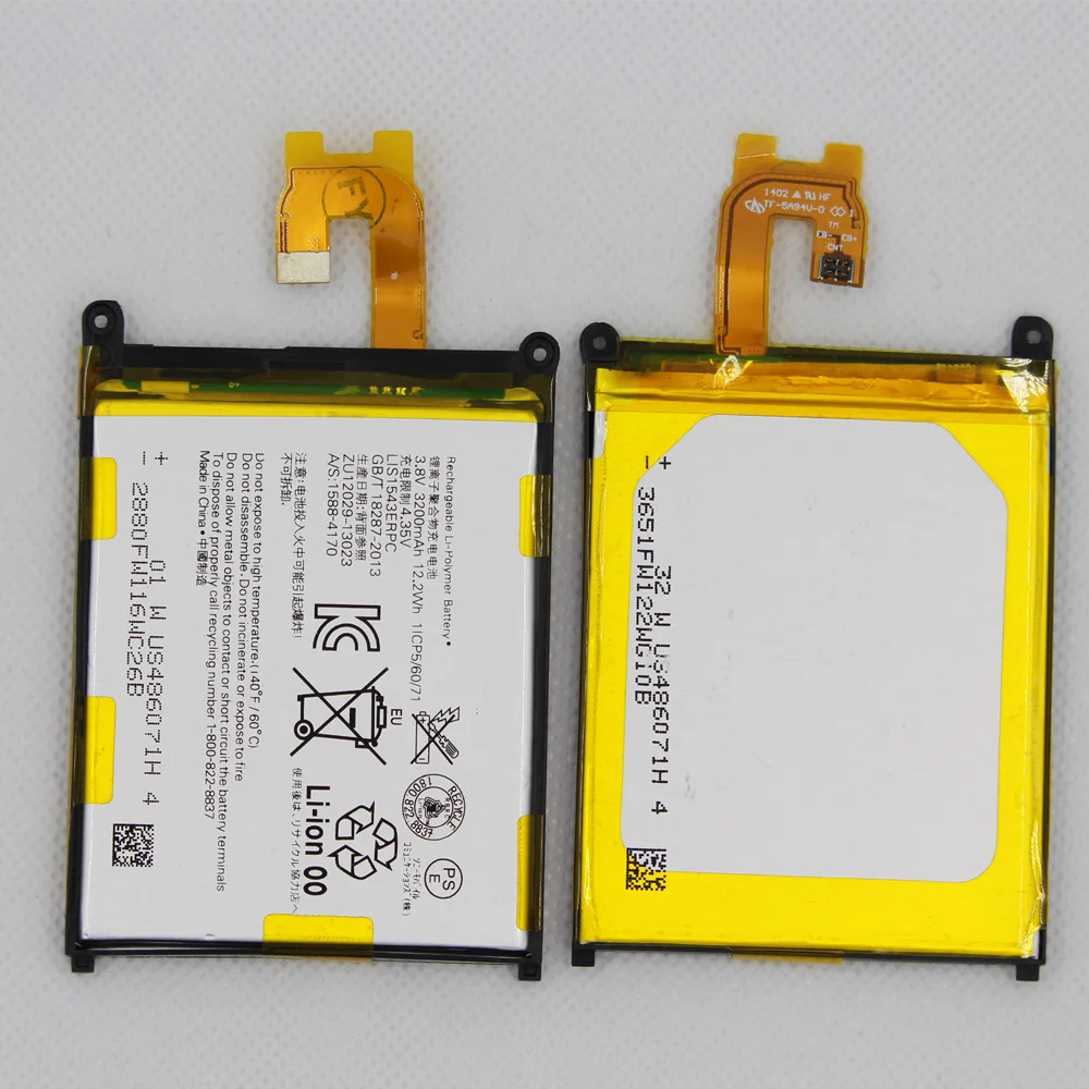 

ISUNOO LIS1543ERPC Replacement Battery For SONY Xperia Z2 L50w Sirius SO-03 D6503 D6502 LIS1543ERPC Phone Battery 3200mA +tools