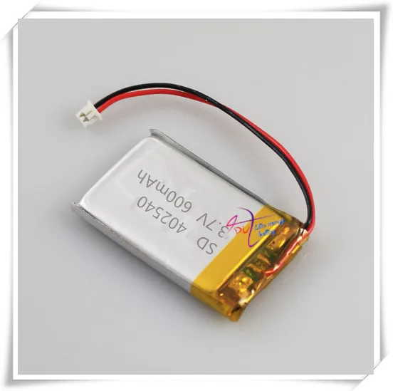 리튬포 XHR-2P 1.25mm 3.7V 600mAh 402540   폴리머 리튬 배터리 포인트 판독기 비즈니스 펜