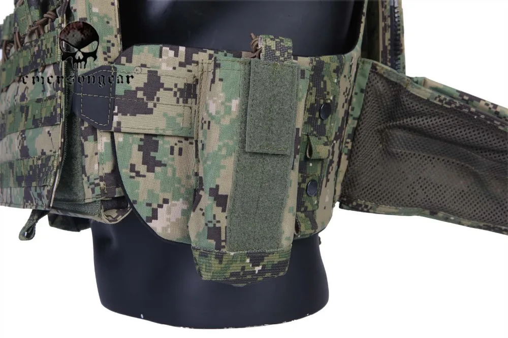 Emersongear-CP Style CPC Tactical Vest, Airsoft Combat Molle, AOR2 EM7400