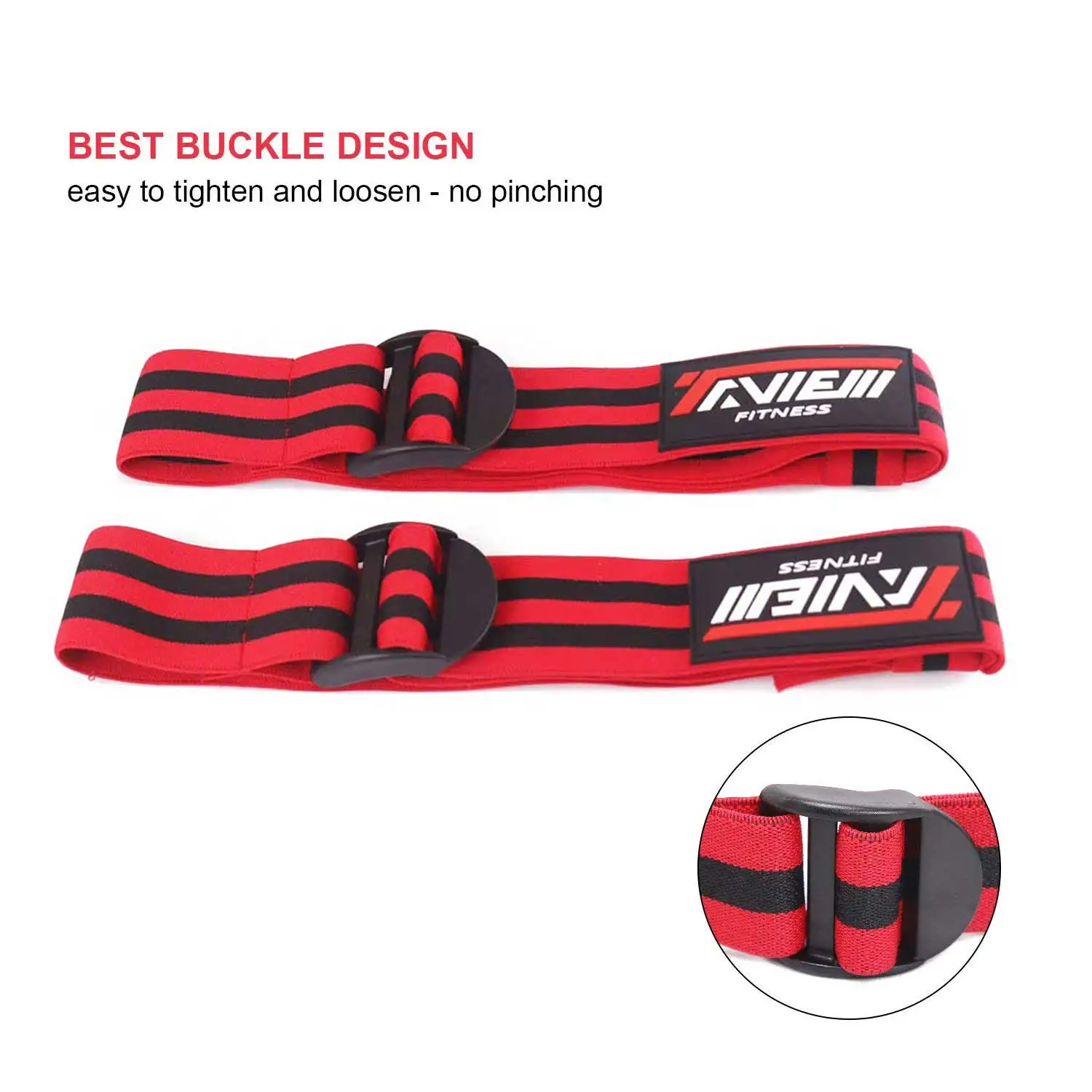 Fitness Occlusion Gym Bands Bodybuilding Weightlifting Blood Flow Restriction Bands Arm Leg Wraps Muscle Train Gym Equipmen