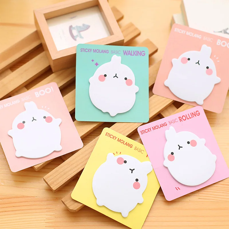 20 Pc/Lot Potato Rabbit Sticky Paper Message Note / Memo Pad/ Notepad/Sticker/Children Student Prize Gift