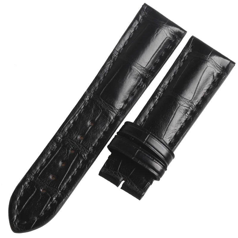 WENTULA watchbands for  Breitling  alligator skin /crocodile grain watch band man