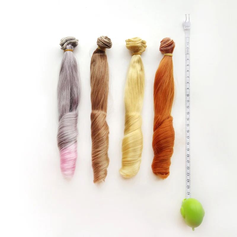 Msiredoll bjd wig Accessories 1piece 20*100CM doll hair for 1/3 1/4 1/6 1/12  Curly doll hair bjd wig diy Free shipping