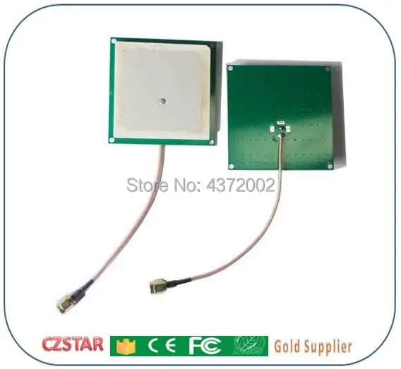 902-928 MHz circular 5dBi gain rfid uhf reader antenna used for conference attendance control access parking lots management