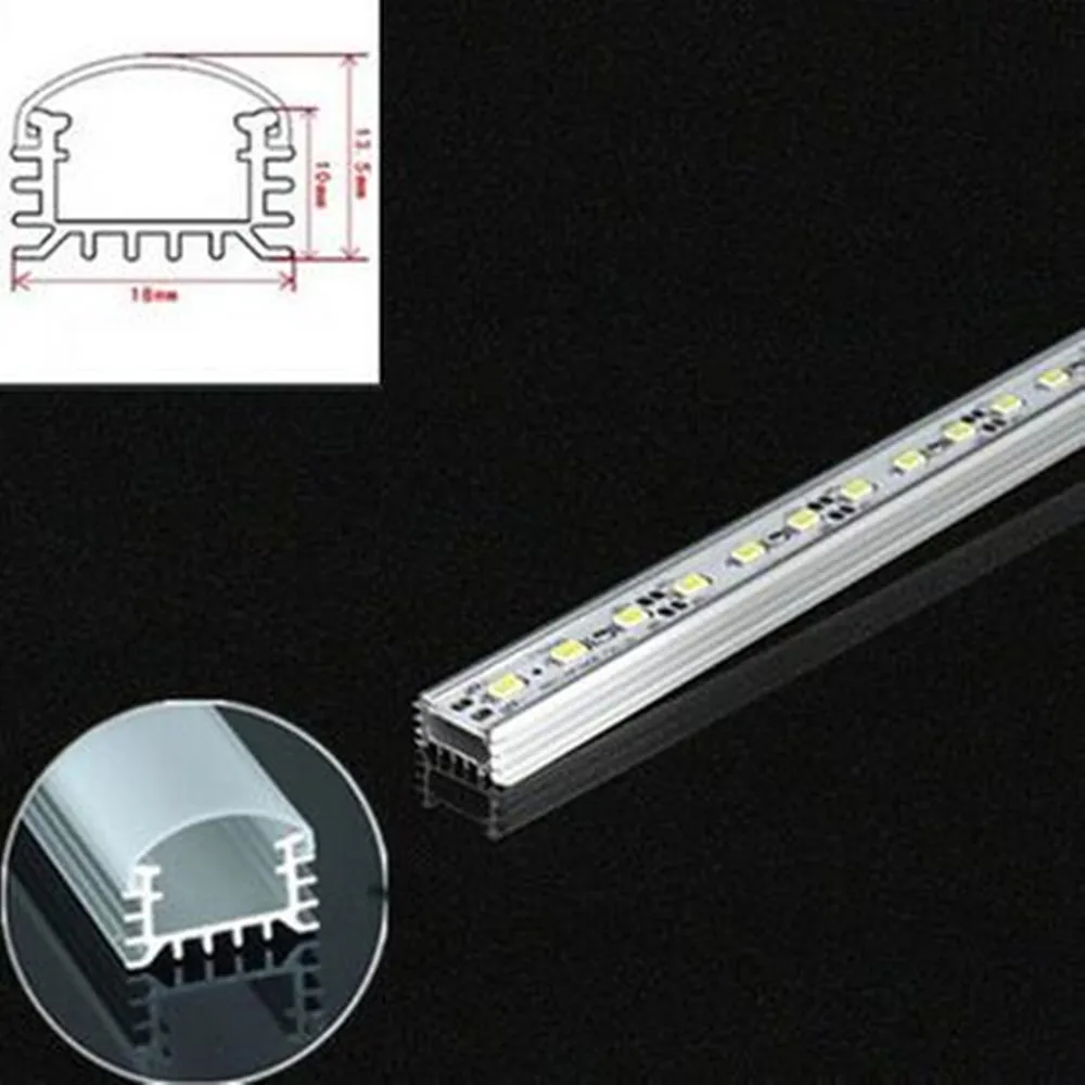 5pcs/lot  LED Bar light 50cm DC12V 5730 5630 36leds Cabinet Light With PC Cover LED Hard Rigid Strip Bar Light