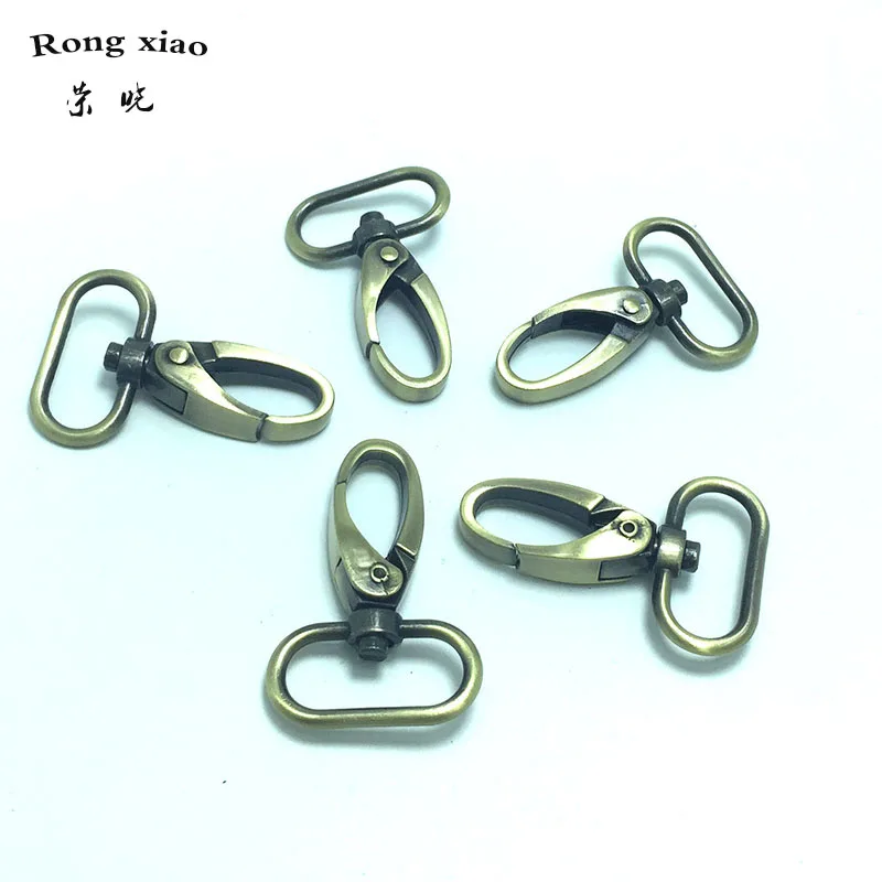 1 Inch (25mm) Lobster Swivel Clips in Bronze Finished Snap Clasp Hooks for Bag Straps