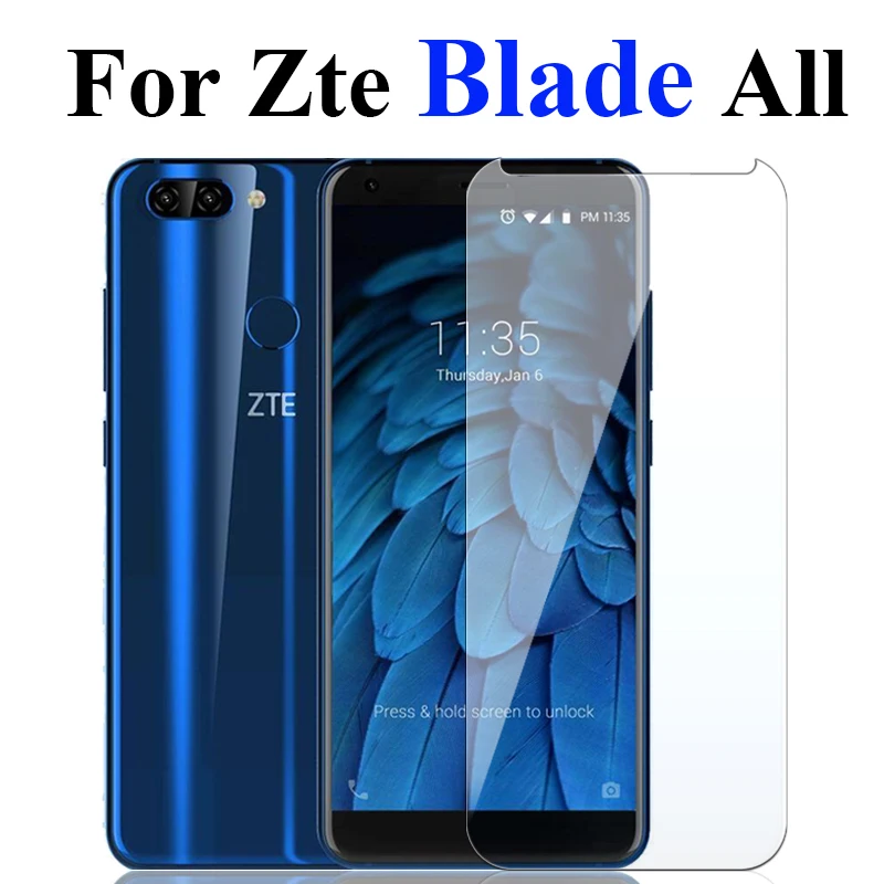 Protective Glass On For ZTE Blade A530 V7Lite Blade A520 A601 V6 V8 Lite Pro V9 Vita A510 A610 New Phone Tempered Flim