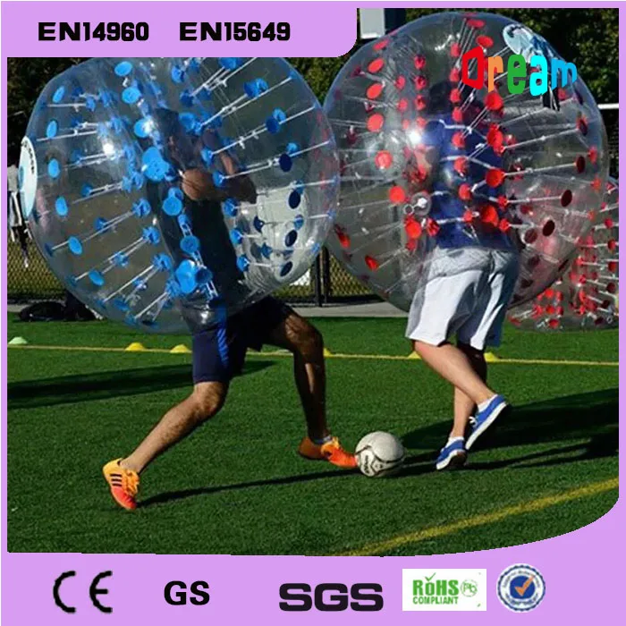 

Durable 1.5m Inflatable Football Bubble Ball Bumper Ball Body Zorbing Bubble Soccer Human Bouncer Bubbleball Zorb Ball