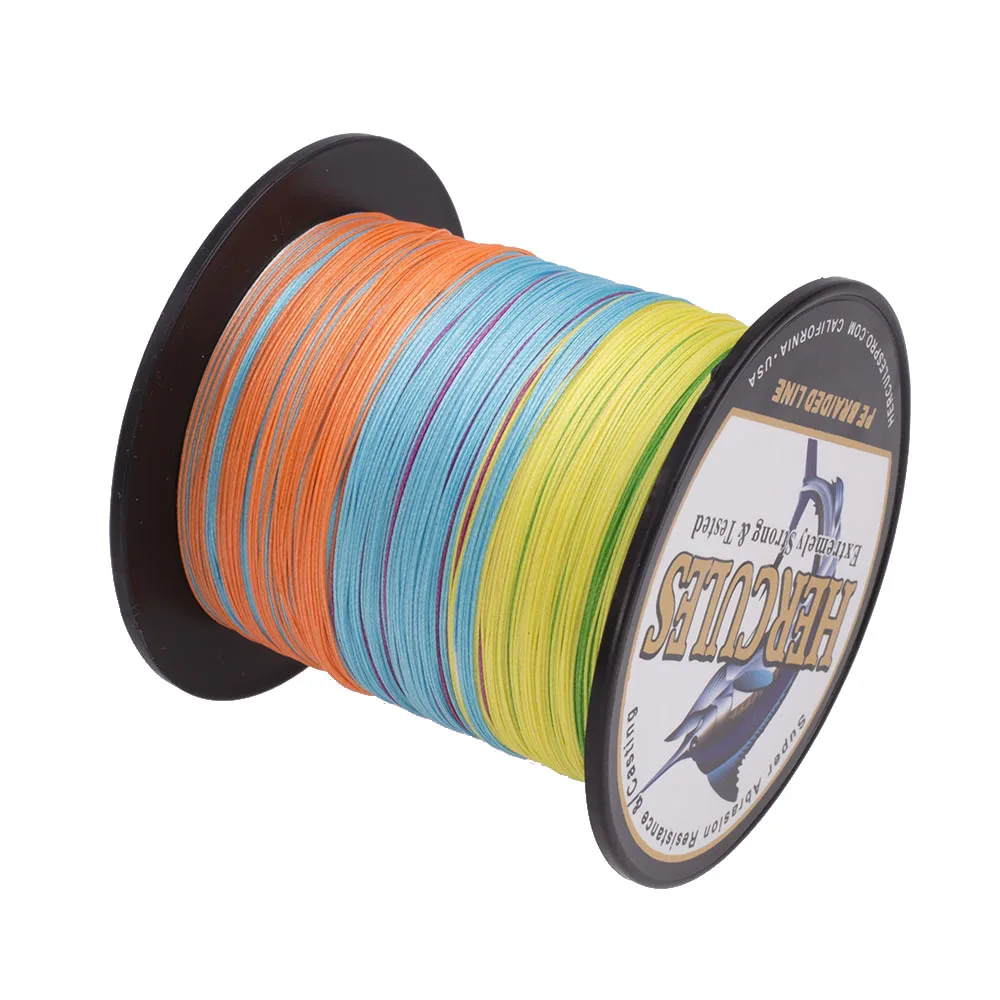 Hercules Braided Fishing Line 8 Strands 100M PE Braided Wire For Carp Fishing Multifilament 10-300LB Extreme Strong Cord Pesca