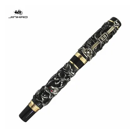 Jinhao The Latest Design Dragon And Phoenix Golden Roller Ball Pen High Quality Hot Selling luxury writing gift pens