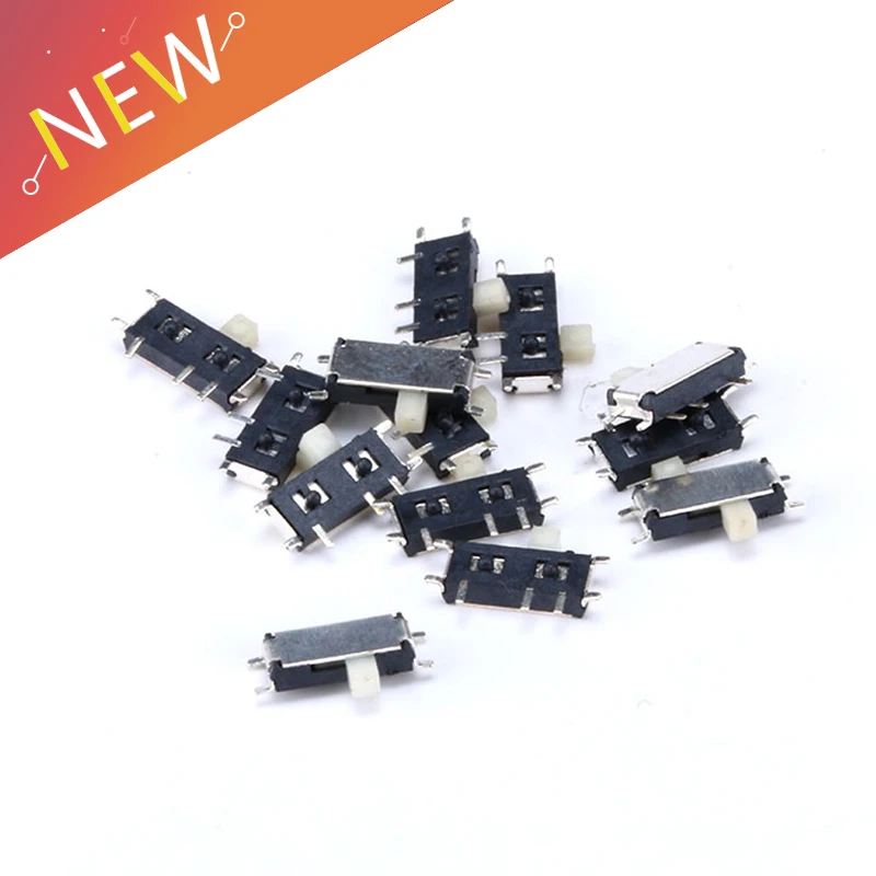 50Pcs/lot Mini 7-Pin On/Off 1P2T SPDT MSK-12C02 SMD Toggle Slide Switch For MP3 MP4 DC 12V 0.1A