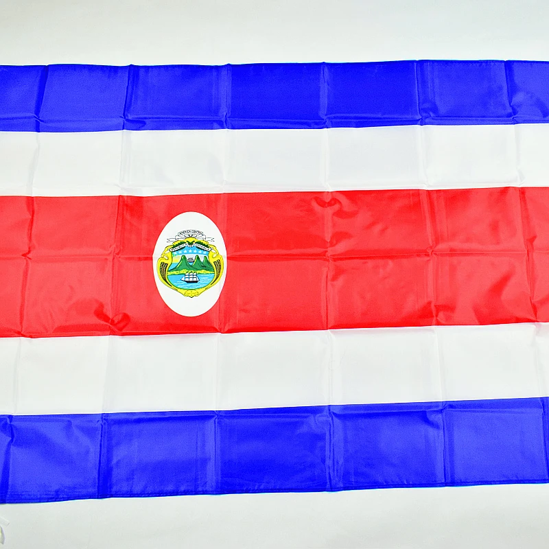 Costa rica 90*150cm Costa rican flag Banner  3x5 Foot Hanging Home Decoration flag