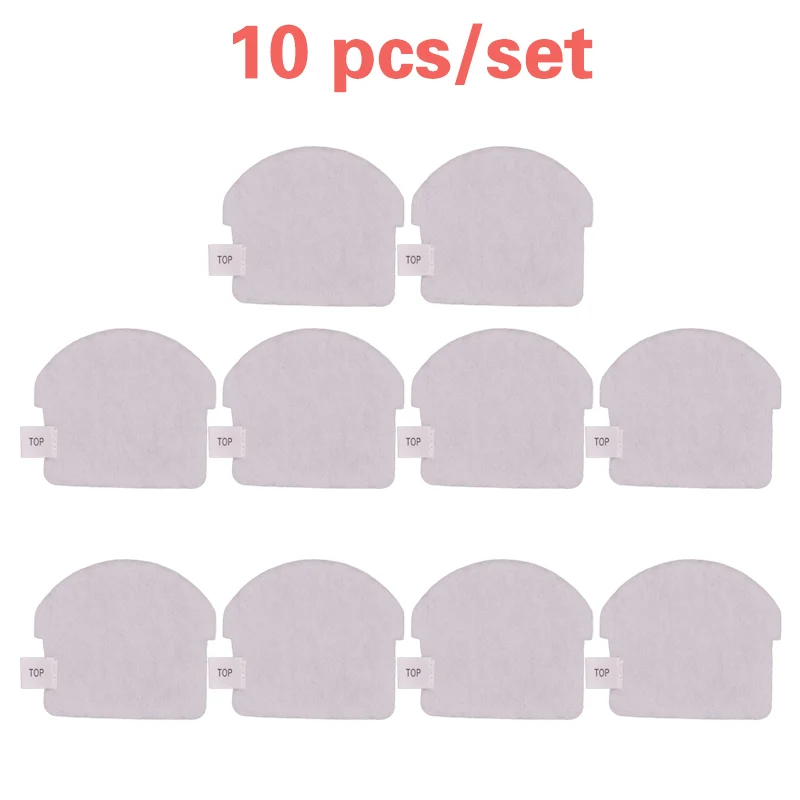 진공 청소기 면화 필터 예비 부품 5/10 개, Midea VCS141 VCS142 휴대용 진공 청소기 필터