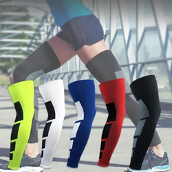 Chauffe-jambes coupe-vent pour femmes et hommes, chaussettes de sport, cyclisme, course à pied, vélo, Protection UV, Compression