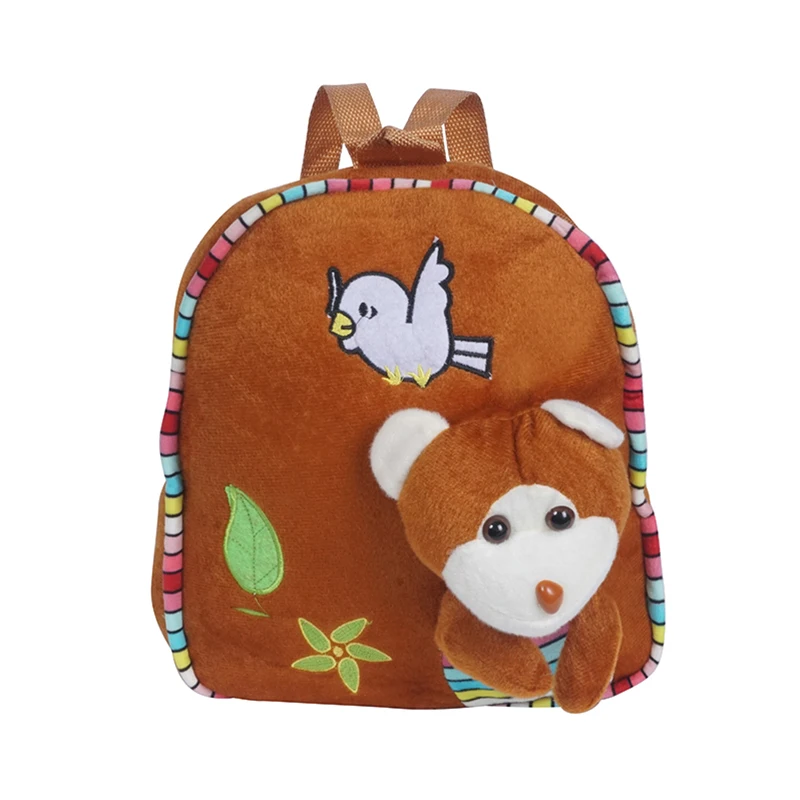 Hot sale Rilakkuma brown bear baby plush school bags kids backpack lovely design mini bags for kindergarten boy birthday gift