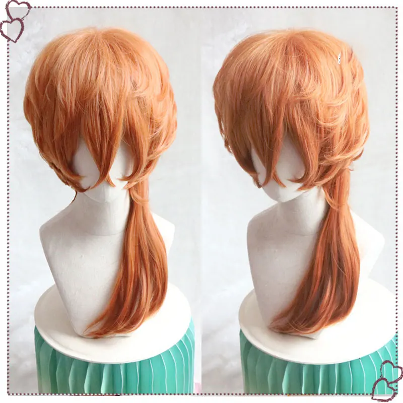 2019 แฟชั่นอะนิเมะ Bungo Stray Dogs Chuya Nakahara Chuuya Wigs ความร้อนทนผมสังเคราะห์ปาร์ตี้ฮาโลวีนคอสเพลย์ชุดวิกผม