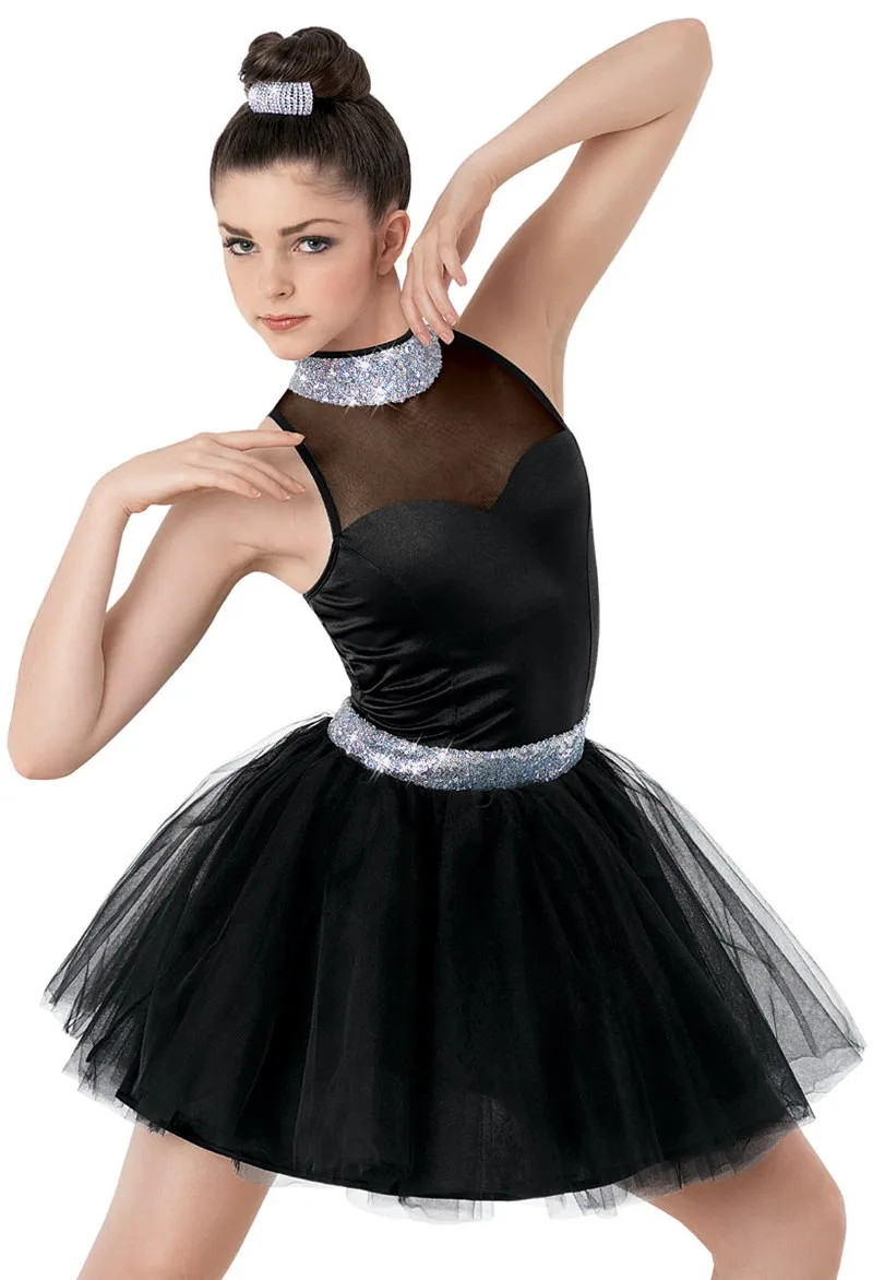 

Adult Ballet Dance Dress Sleeveless Dancing Costumes Female Dance Performance Wear Girls Stage Performance Suit D-0425