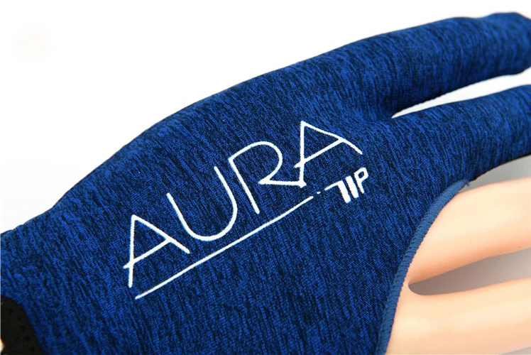 AURA Professional Pool Cue Snooker Cue Gloves Three-finger Mitts Non-slip Left&Right-handed Comfortable Billiar Accessories 2019