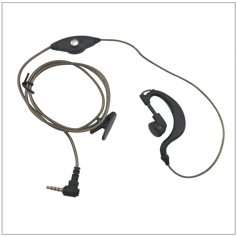 

D ring 1 Wire PTT Ear Loop (Y plug ) for Yaesu FT-50,VX-3R,VX-8GR,VX-110,VX-131,VX-150 VX-300, VX-410,Vertex Standard VX-168