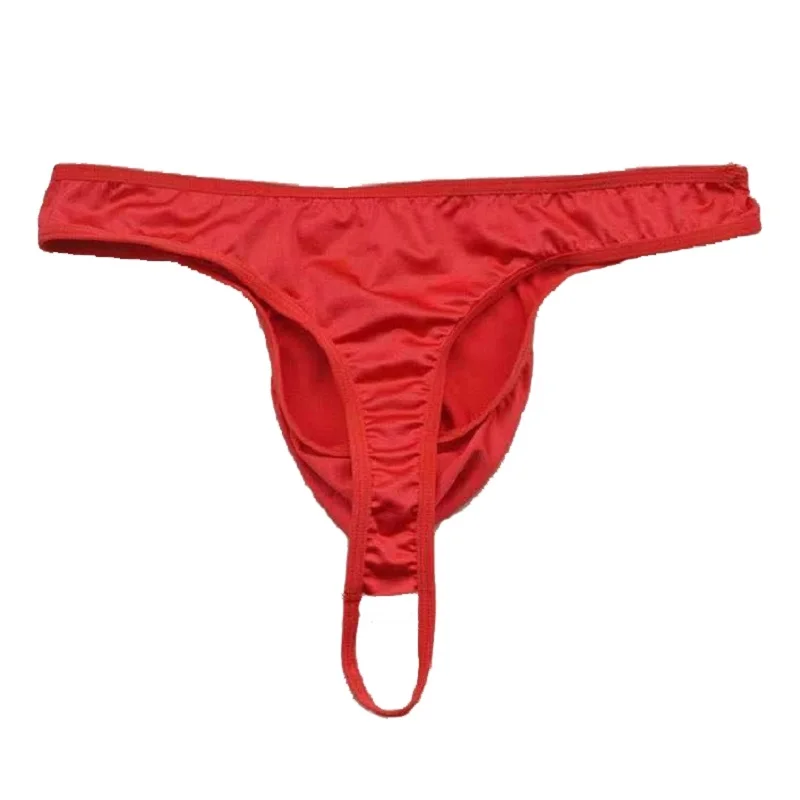 Low-Rise Sexy male thong and g-string men's Underwear withpenis ring design image 3