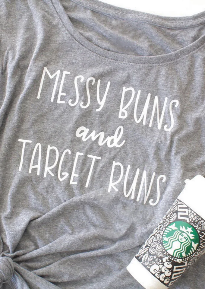 Skuggnas bollos desordenados y objetivo corre divertida camiseta con letras moda Casaul grunge mujeres estética harajuku tops camiseta mujer